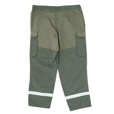 Pantalon pour mécanicien aéronautique FRANÇAIS bandes réfléchissantes VERT Armée française 1188871 2