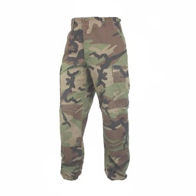 Pantalon US BDU WOODLAND en sergé d'occasion