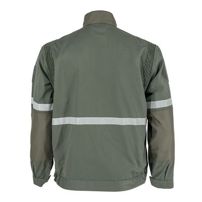 Veste pour mécanicien aéronautique FRANÇAIS bandes réfléchissantes VERT Armée française 1189871 2
