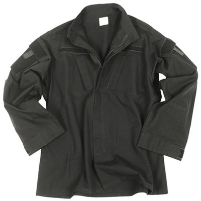 Blouse US type ACU rip-stop de campagne NOIRE