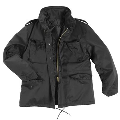 Veste enfant US M65 avec doublure NOIRE