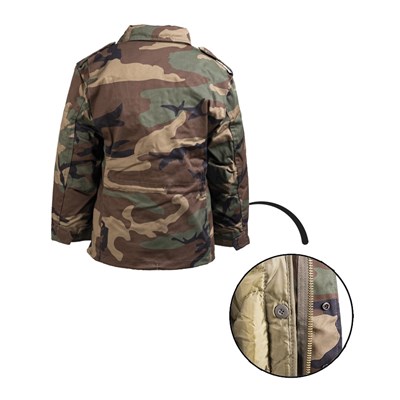 Veste enfant US M65 avec doublure WOODLAND MIL-TEC® 12002020 2