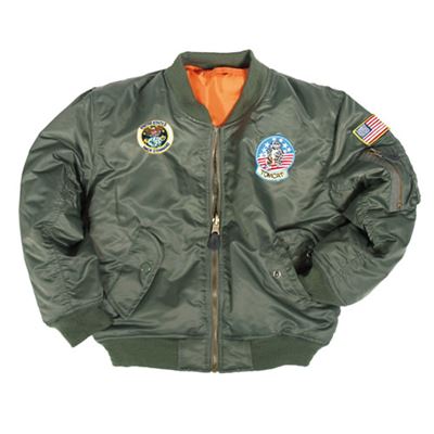 Veste enfant MA1® VERTE MIL-TEC® 12003501 2