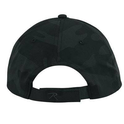 Casquette de baseball MIDNIGHT BLACK CAMO ROTHCO 12004 3