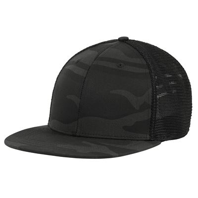 Casquette TRUCKER en maille MIDNIGHT BLACK CAMO