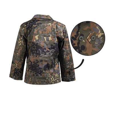 Blouse pour enfants, type US BDU, champ FLECKTARN MIL-TEC® 12026021 2