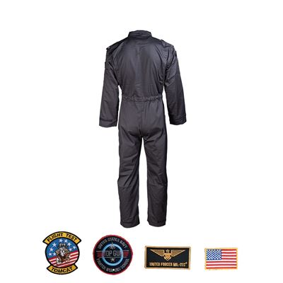 Combinaison pour enfant de style pilote américain avec écussons NOIRE MIL-TEC® 12033002 2