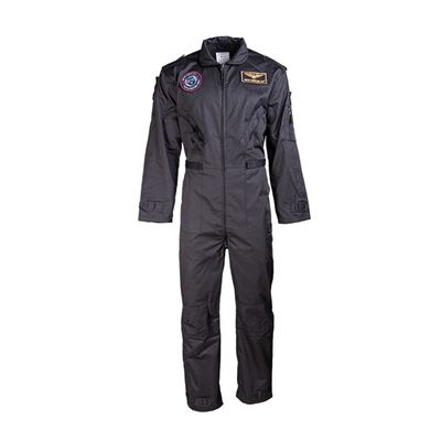 Combinaison pour enfant de style pilote américain avec écussons NOIRE