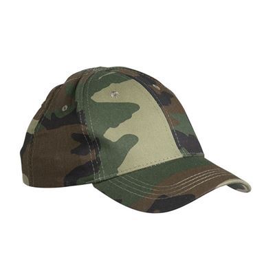 Casquette de baseball pour enfant avec visière WOODLAND