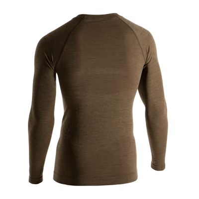 T-shirt à manches longues Merino Seamless STONEGREY OLIVE CLAWGEAR 1204930-20 2