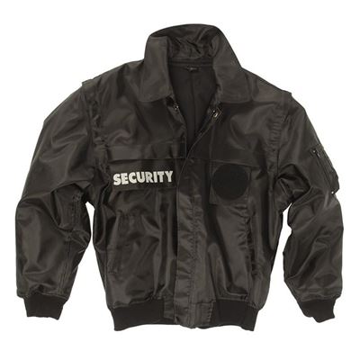Veste SECURITY à manches amovibles NOIRE