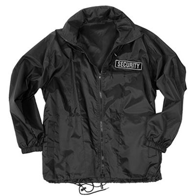 Veste SECURITY windbreaker NOIRE