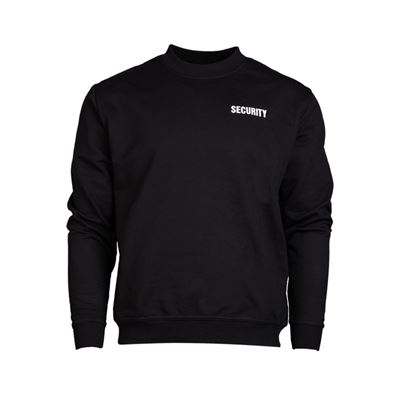Sweat-shirt avec inscription SECURITY NOIR