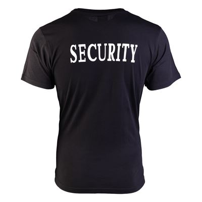 T-shirt à manches courtes avec 2 inscriptions « SECURITY » NOIR MIL-TEC® 12062102 2