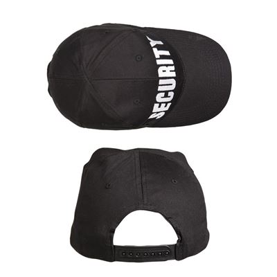 Casquette de baseball avec inscription « SECURITY » NOIRE MIL-TEC® 12076097 2