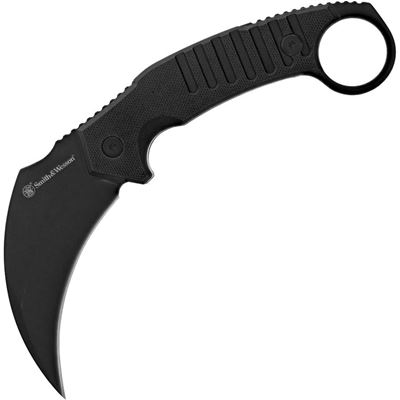 Couteau EXTREME OPS karambit lame lisse NOIR
