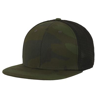 Casquette TRUCKER en maille MIDNIGHT WOODLAND CAMO