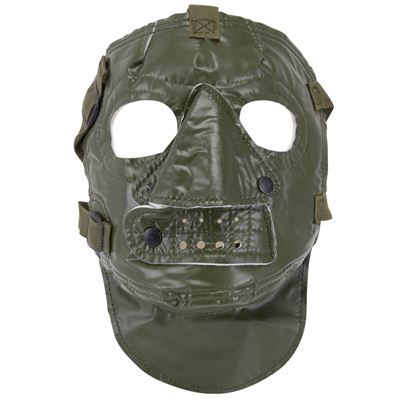 Masque facial US isolé VERT Armée américaine 12107001 2