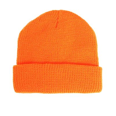 Bonnet tricoté POLYACRYL ORANGE