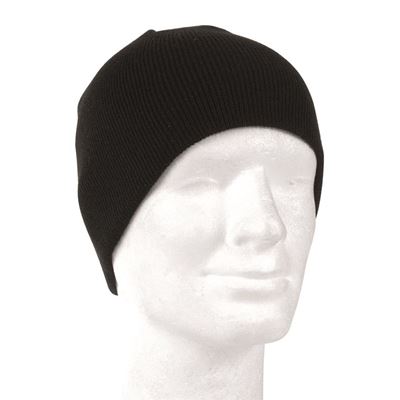 Bonnet BEANIE tricoté POLYACRYL NOIR