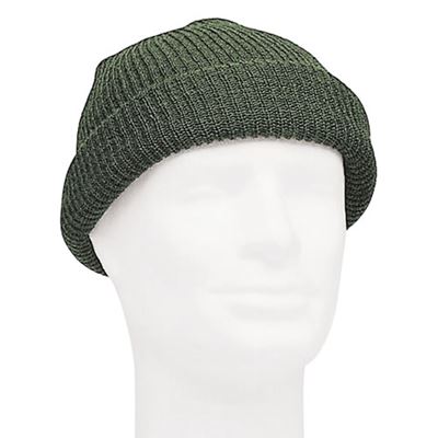 Bonnet tricoté US WATCH LAINE VERTE