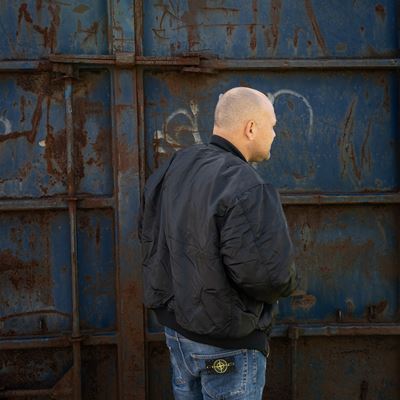 Veste de pilote US MA1 BOMBER MAROON - VIOLET FOSTEX 1214011-B 5
