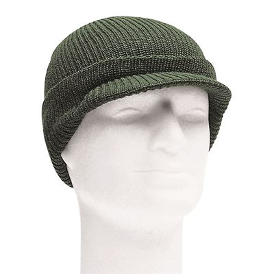 Casquette US JEEP GI tricotée POLYACRYL VERT