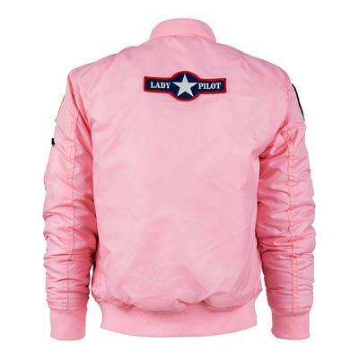Veste MA-1 pour enfants avec écussons ROSE FOSTEX 121432 9