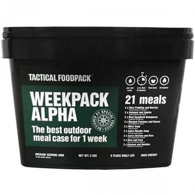 Nourriture déshydratée 21 portions TACTICAL FOODPACK® Weekpack Alpha  121529 3