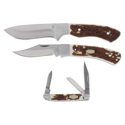 Set de 3 couteaux UH2 dans un coffret cadeau SCHRADE 1227079 2