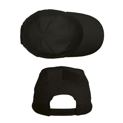 Casquette de baseball avec visière NOIRE MIL-TEC® 12315002 2