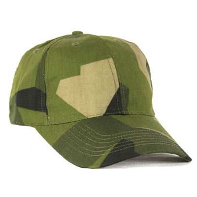 Casquette de baseball avec visière Camouflage SUÉDOIS
