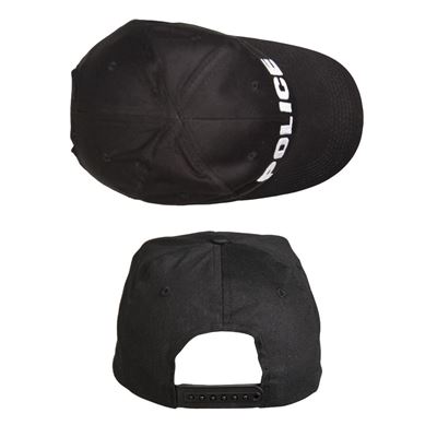 Casquette de baseball avec inscription « POLICE » NOIRE MIL-TEC® 12316095 2