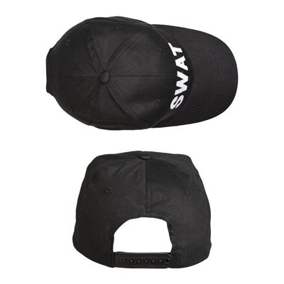 Casquette de baseball avec inscription « SWAT » NOIRE MIL-TEC® 12316098 2