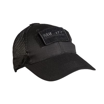 Casquette de baseball avec filet NOIR