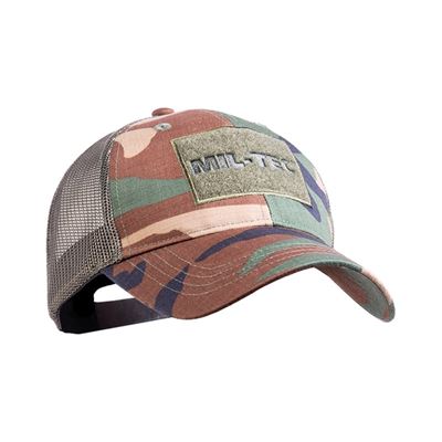 Casquette de baseball TRUCKER avec filet WOODLAND