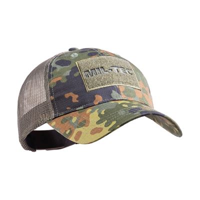 Casquette de baseball TRUCKER avec filet FLECKTARN