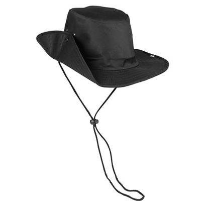 Chapeau BUSH avec bouton-pression NOIR