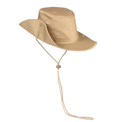 Chapeau BUSH avec bouton-pression KHAKI