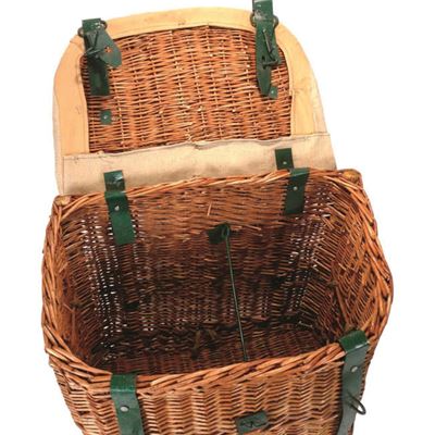Panier en osier pour selle de transport utilisé  1239163 3