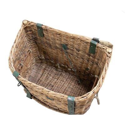 Panier en osier pour selle de transport utilisé  1239163 6