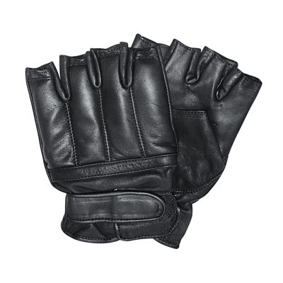 Gants DEFENDER sans doigts NOIRS