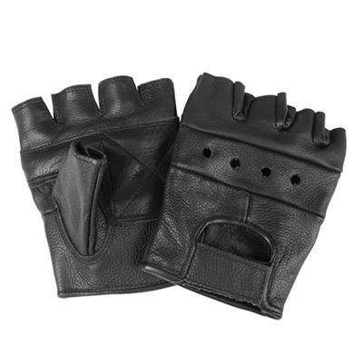 Gants BIKER sans doigts NOIRS