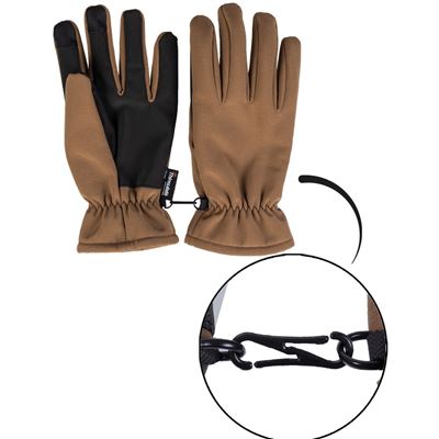Gants SOFTSHELL THINSULATE™ COYOTE MIL-TEC® 12521319 2