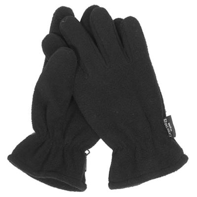 Gants FLEECE Thinsulate™ NOIRS