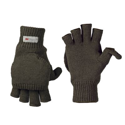 Gants KLAPP à doigts avec recouvrement VERT