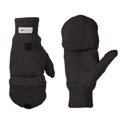 Gants KLAPP à doigts avec recouvrement NOIRS MIL-TEC® 12545002 2