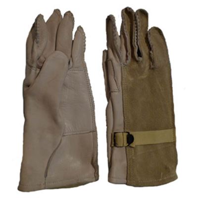 Gants US en cuir BLANCS d'occasion (uniquement taille 1-S)
