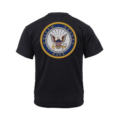 T-shirt US NAVY VETERAN à manches courtes NOIR ROTHCO 1272 2