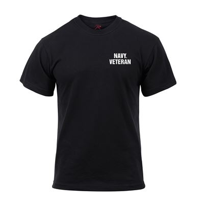 T-shirt US NAVY VETERAN à manches courtes NOIR